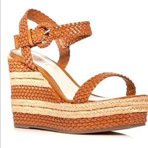 Schutz Nani Espadrille Platform Wedge Sandal NWT